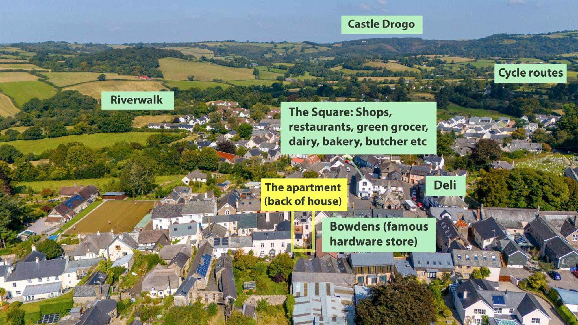 Meldon View - Period Apartment & Roof Terrace Chagford Exterior photo